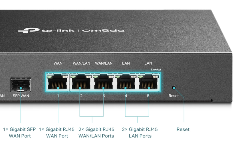 TP-LINK ER7206 Omada Gigabit VPN Router