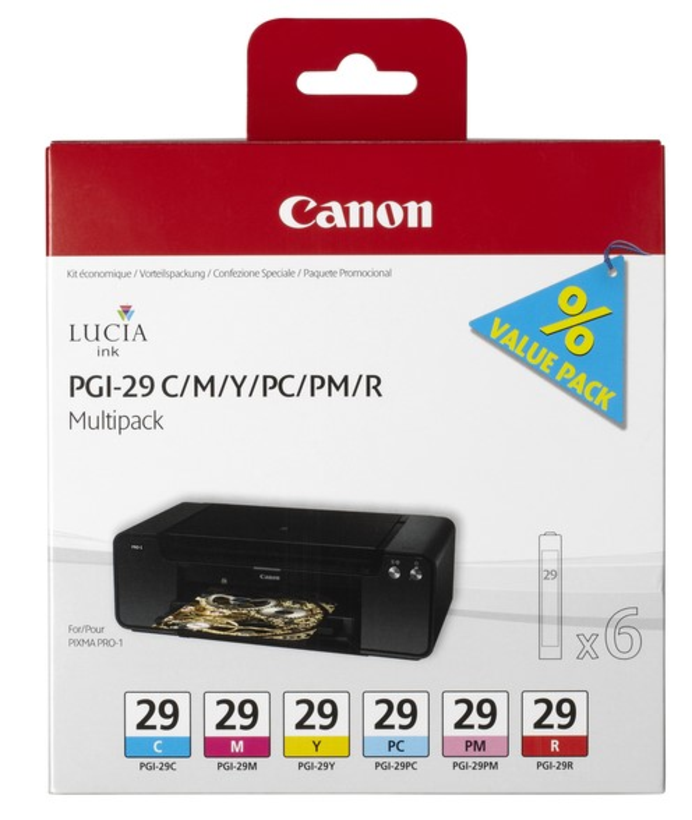 Canon PGI-29, multibalení, 6barevný