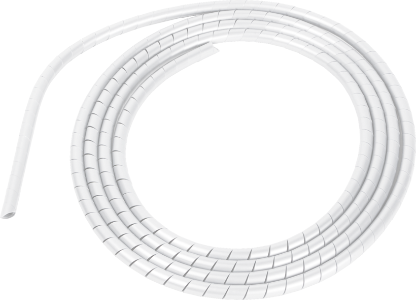 Guide-câbles spirale blanc, 25 m