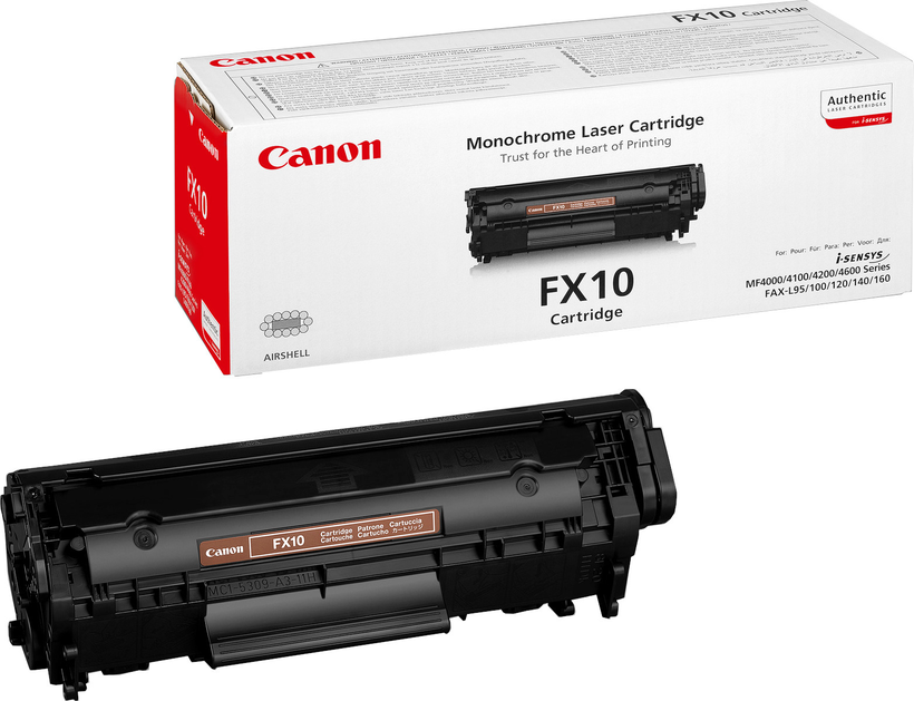 Toner FX-10 Canon, preto