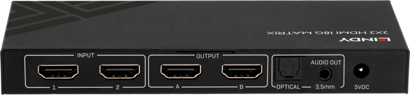 LINDY Matrix Switch 2x2 HDMI(A)