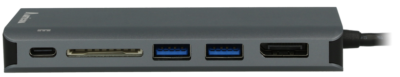 Adaptador USB-C - HDMI/DP/RJ45/USB/SD