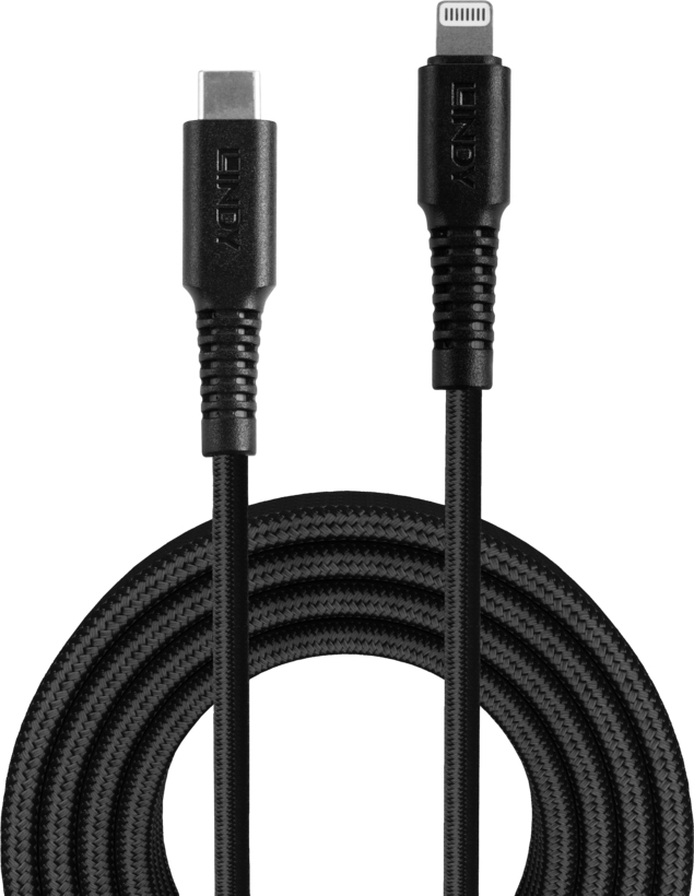 Câble LINDY USB-C - Lightning, 3 m