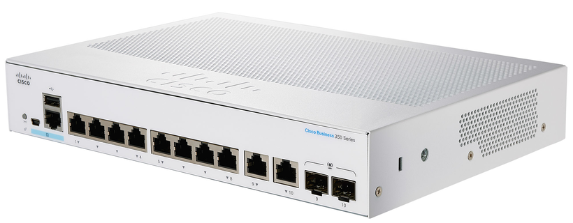 Switch Cisco CBS350-8FP-E-2G