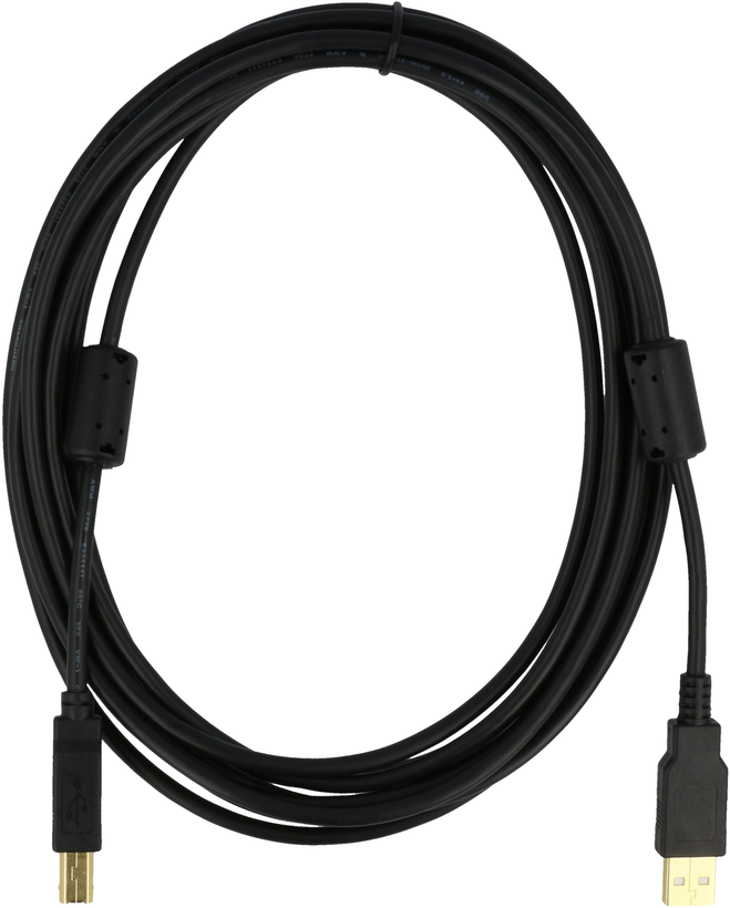 Cable USB 2.0 A/m-B/m 3m Black