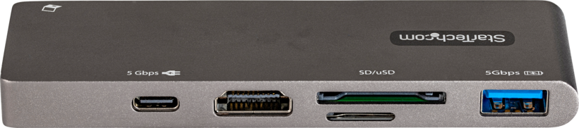 Adaptador USB-C m. - HDMI/USB/SD f.