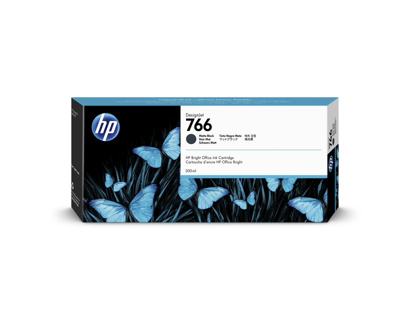 HP 766 Tinte mattschwarz 300 ml