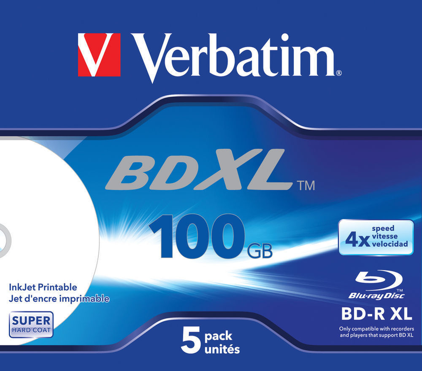 Verbatim Blu-ray BD-R 100GB 4x JC (5)