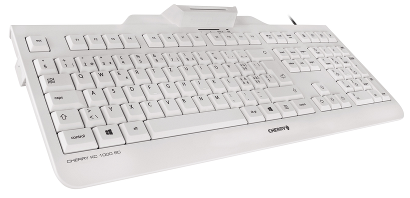 CHERRY KC 1000 SC Security Keyboard Whte