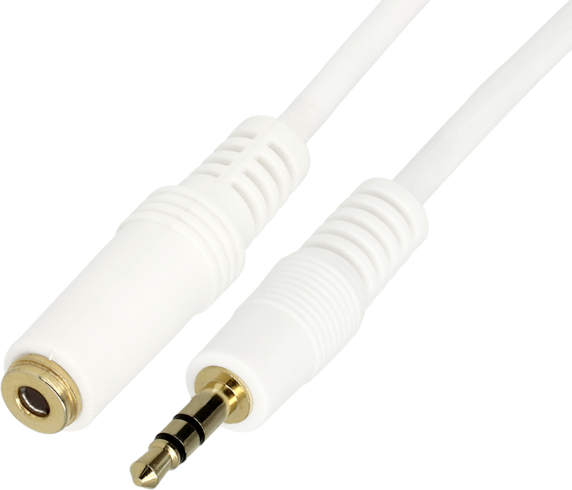 Audio Cable 3.5mm Jack/m-Jack/f 2m