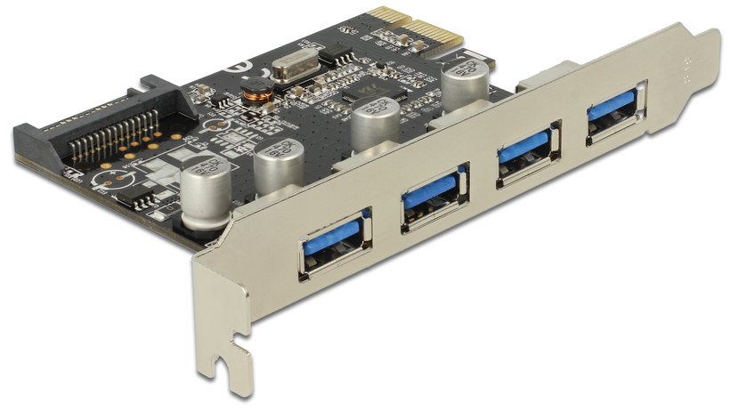 Delock Karta PCIe x1 USB 3.0