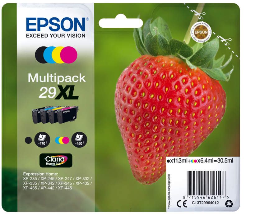 Epson 29XL Ink Multipack (4-pack)