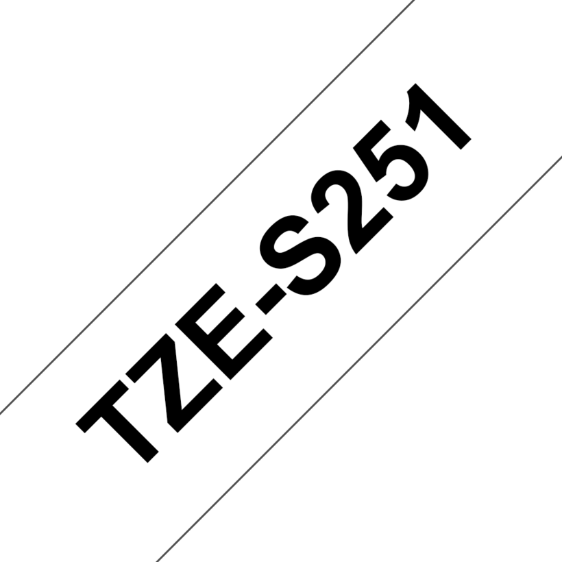 Cinta Brother TZe-S251 24mmx8m blanco