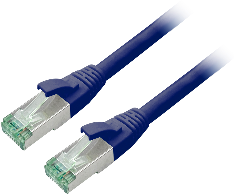 GRS Patch Cable RJ45 S/FTP Cat6a 10m bl