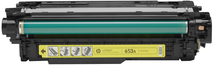 HP Toner 653A, żółty