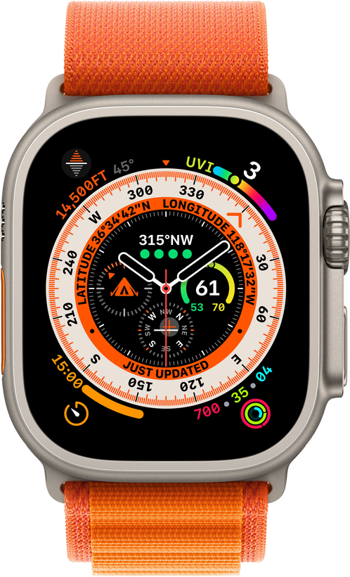 Apple Watch Ultra GPS+LTE 49mm, titane
