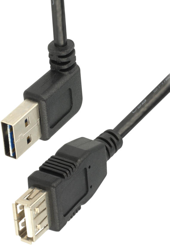 Extension EASY-USB 2.0 A/m (90°) - A/f