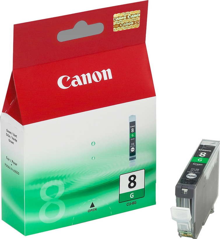 Inkoust Canon CLI-8G, zelený