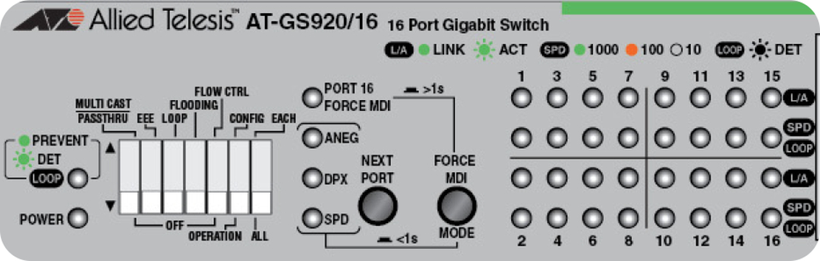 Allied Telesis AT-GS920/16 Switch