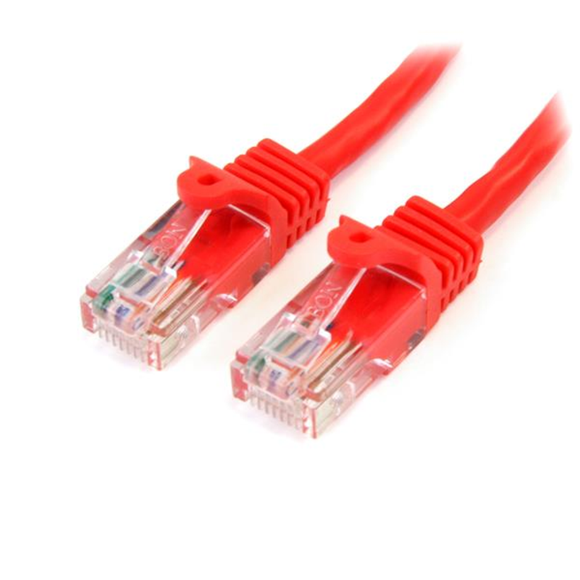 Câble patch RJ45 UTP Cat5e, 3 m, rouge