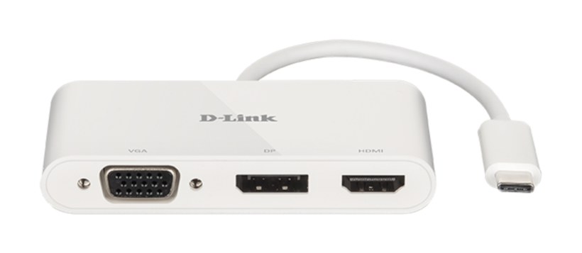 Adaptateur 3-en-1 D-Link DUB-V310 USB-C