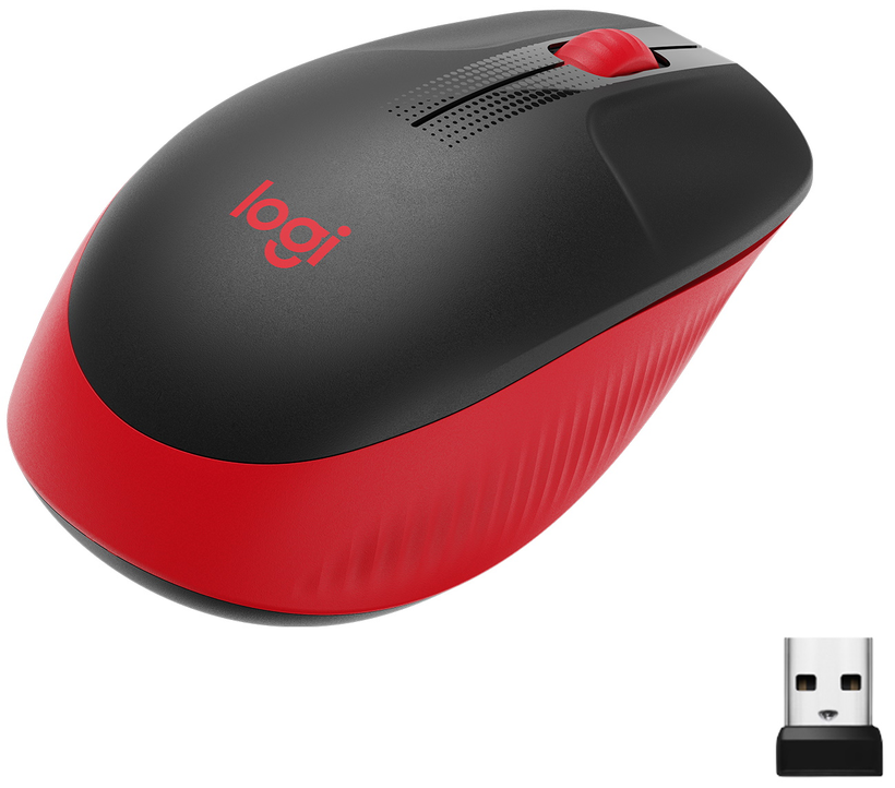 Logitech M190 Mouse Red