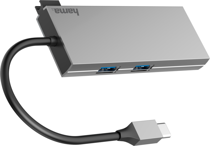 Hama USB Hub 3.0 3-port +HDMI+CardReader