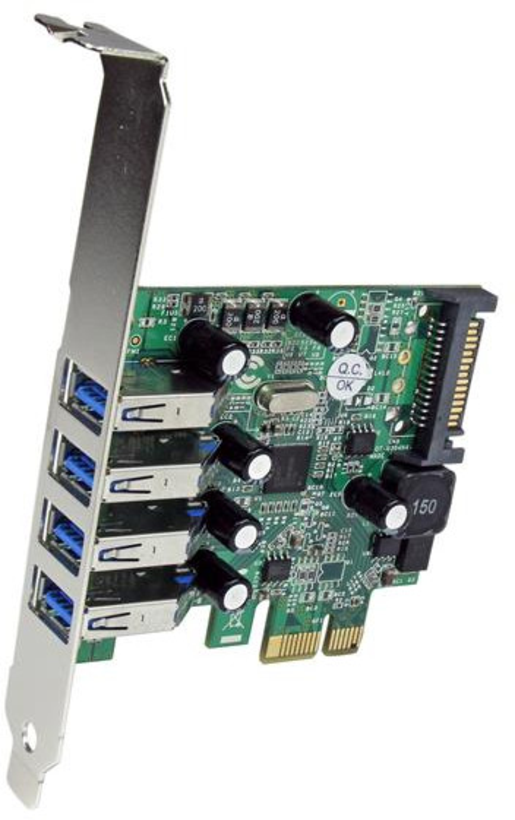 Scheda PCIe a 4 porte USB 3.0 StarTech
