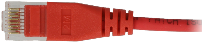 Câble patch RJ45 U/UTP Cat6a 0,5 m rouge