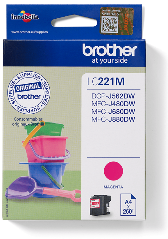 Brother LC-221M tinta, magenta