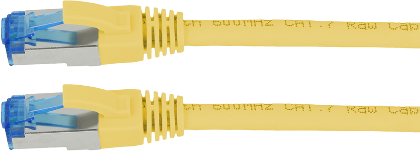Patch Cable RJ45 S/FTP Cat6a 7.5m Yellow