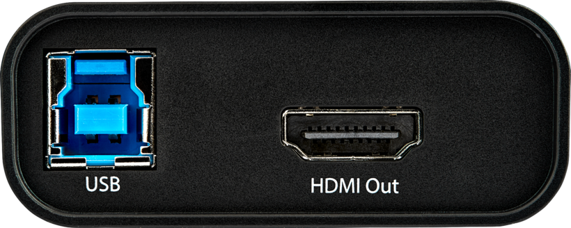 Adapt. USB 3.0 tipo B f - HDMI f+áudio