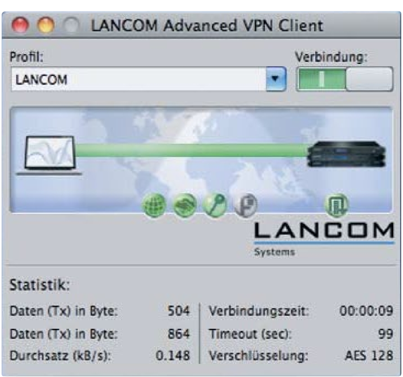 Client VPN macOS LANCOM Advanced, x10