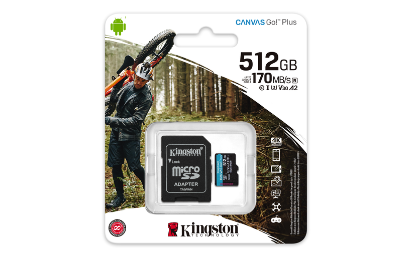 Kingston Canvas Go! Plus 512GB microSDXC