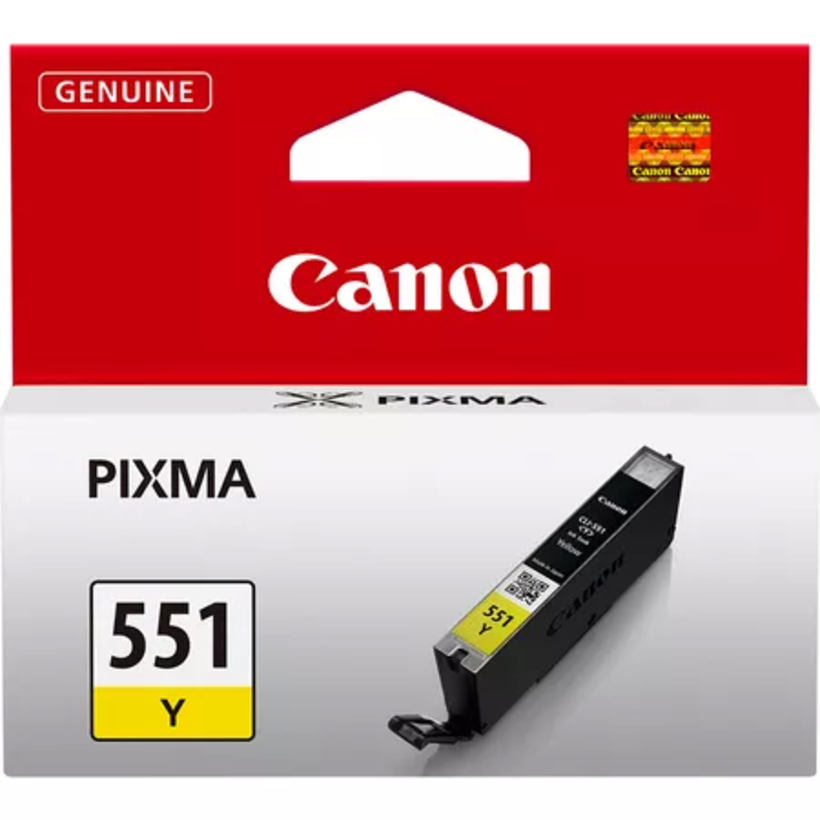 Encre Canon CLI-551Y, jaune