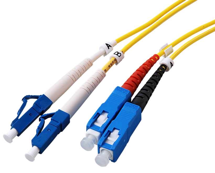 FO Duplex Patch Cable LC-SC 9/125µ 15m
