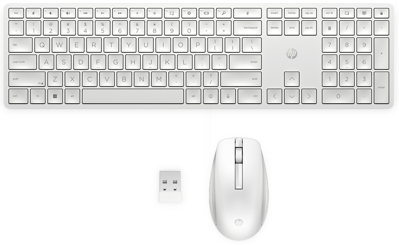 HP 655 Tastatur und Maus Set weiß