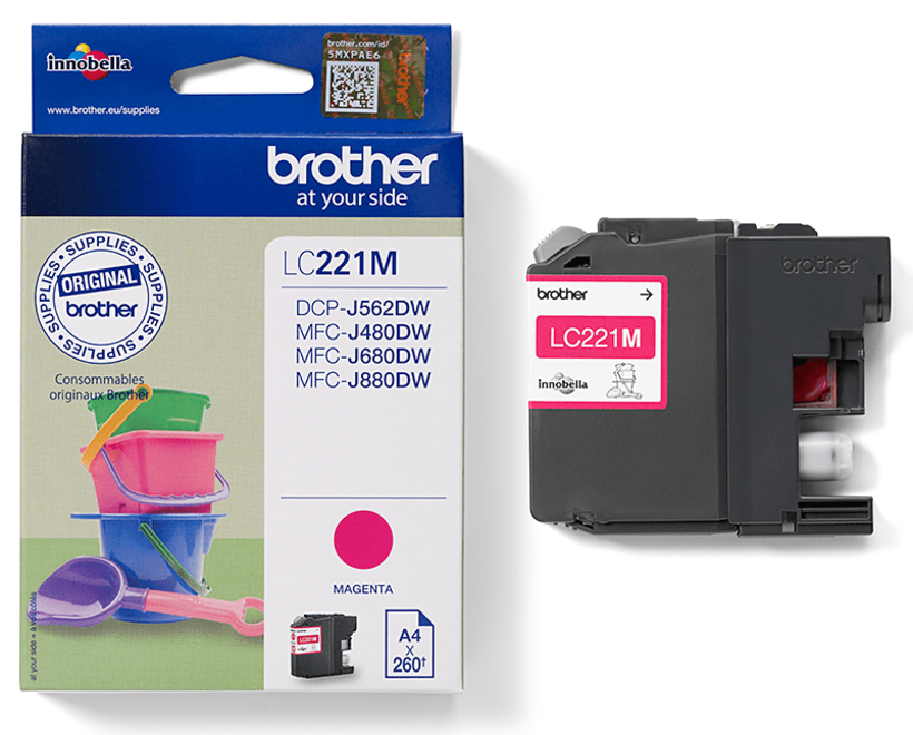 Brother LC-221M Ink Magenta