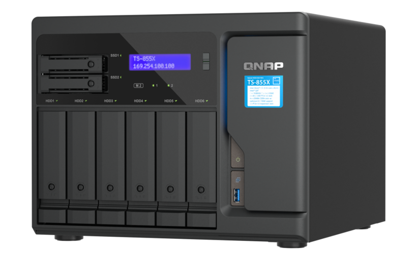 NAS QNAP TS-855X 8 GB 8 bahías