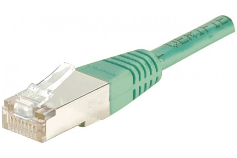 Câble RJ45 F/UTP Cat6 vert 0,3m