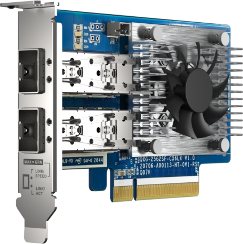 QNAP Dual Port LP 25 GbE Netzwerkkarte