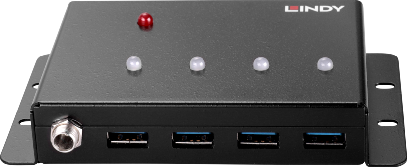 Hub USB 3.0 4 porte in metallo