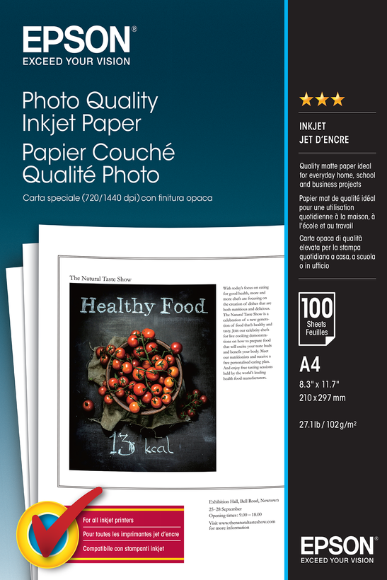 Epson Photo Quality Inkjet A4 papír