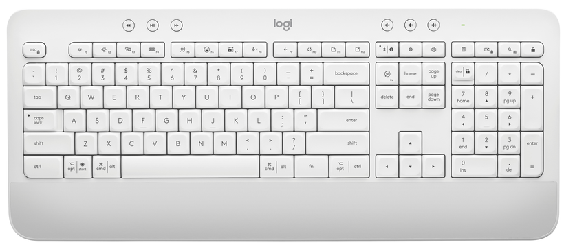 Logitech MK650 Keyboard Mouse Set White