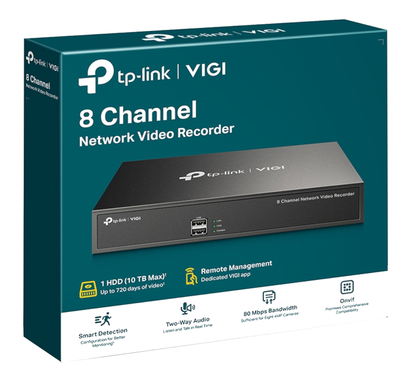 Videoregistratore TP-LINK VIGI NVR1008H
