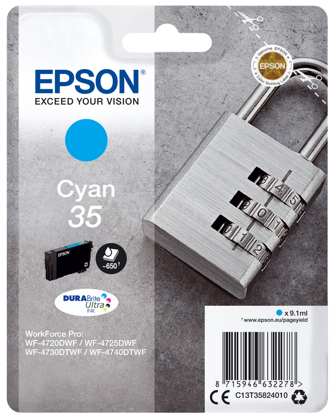 Epson 35 Tinte cyan