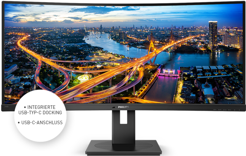 Monitor Philips 346B1C Curved