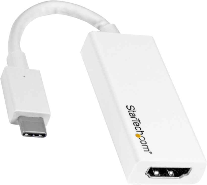Adaptateur USB-C m. - HDMI f., blanc