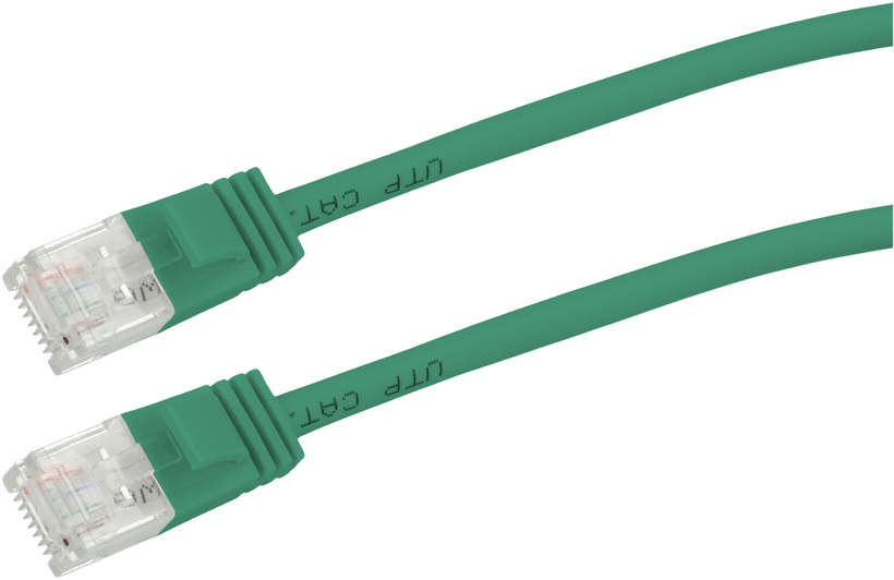 Patch Cable RJ45 U/UTP Cat6a 0.5m Green