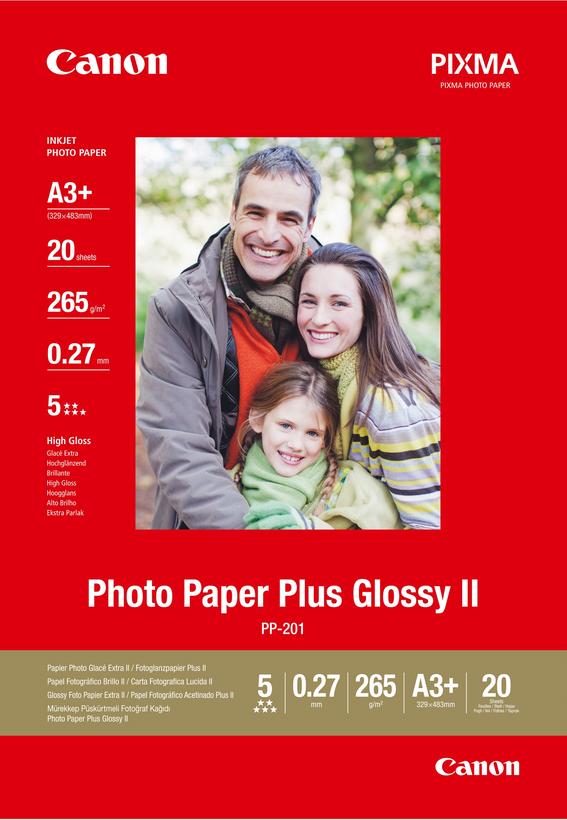 Canon PP-201 Glossy II A3+ Fotopapier